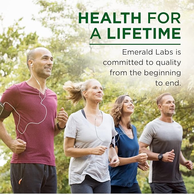 EMERALD LABS Women's 45+ 1-Daily Multi - Complete Multivitamin for Comprehensive Support, Bone & Heart Health* - Designed for Women 45+ - Gluten-Free & Vegetarian - 30 Vegetable Capsules