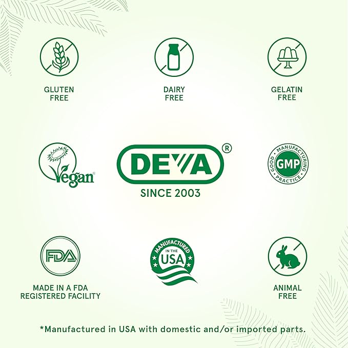 DEVA Vegan Ginkgo Biloba Dietary Supplement, USDA Organic, Vegan Society Certified, Easy-to-Swallow Tiny Tablets, 300 mg., 90-Count Bottle