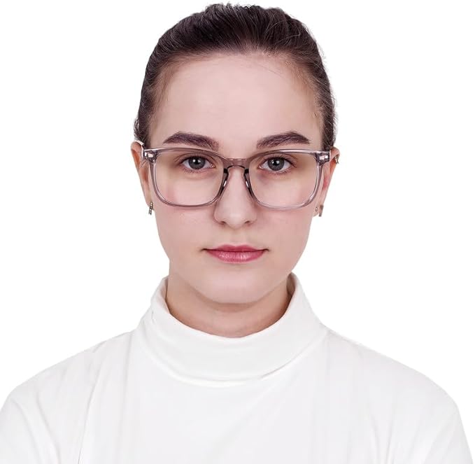 YEIN Bifocal Reading Glasses with Blue Light Blocking Lenses, Bifocal Reader for Women and Men, Vintage Square frame with Spring Hinge (+0.50/+2.75 magnification)