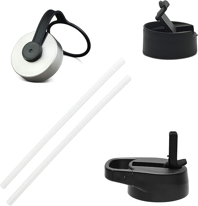 IRON °FLASK Camping & Hiking Hydration Flask, Wide Mouth, 3 Straw Lids, Stainless Steel Outdoor Water Bottle, Double Walled, Insulated Thermos, Metal Canteen - Pink Tulip, 40 Oz