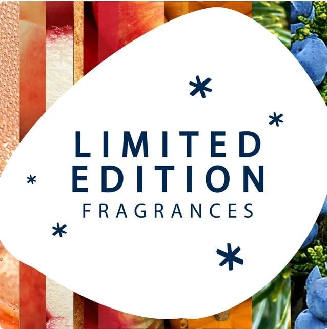 Holiday Christmas Scented Candles, 6 Assorted Seasonal Air Freshener Candle Jars, Fall Night, Pine Wonderland, Pumpkin Latte Scents, 3.4 Oz Each