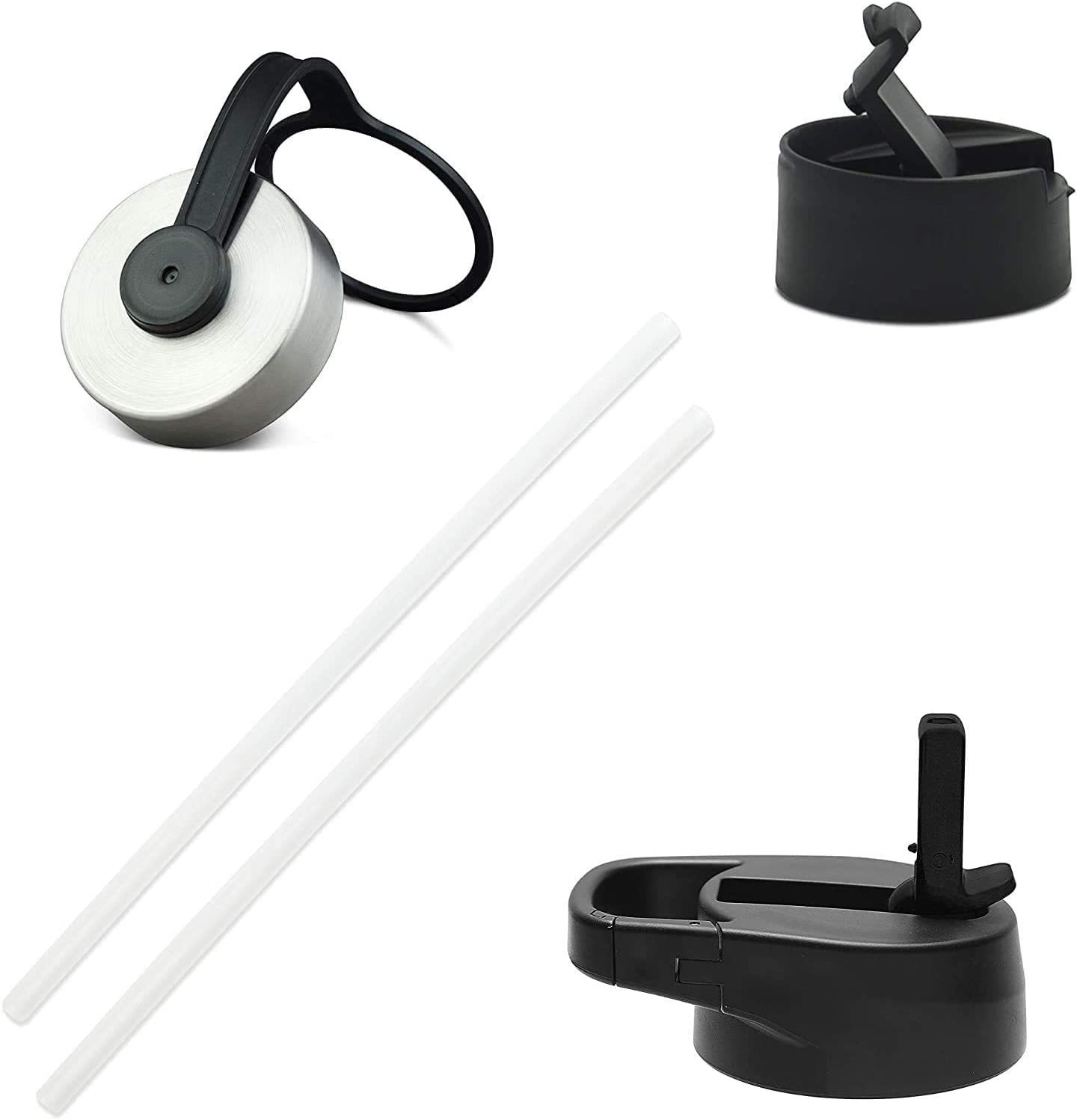 IRON °FLASK Camping & Hiking Hydration Flask, Wide Mouth, 3 Straw Lids, Stainless Steel Outdoor Water Bottle, Double Walled, Insulated Thermos, Metal Canteen - Cotton Candy, 18 Oz