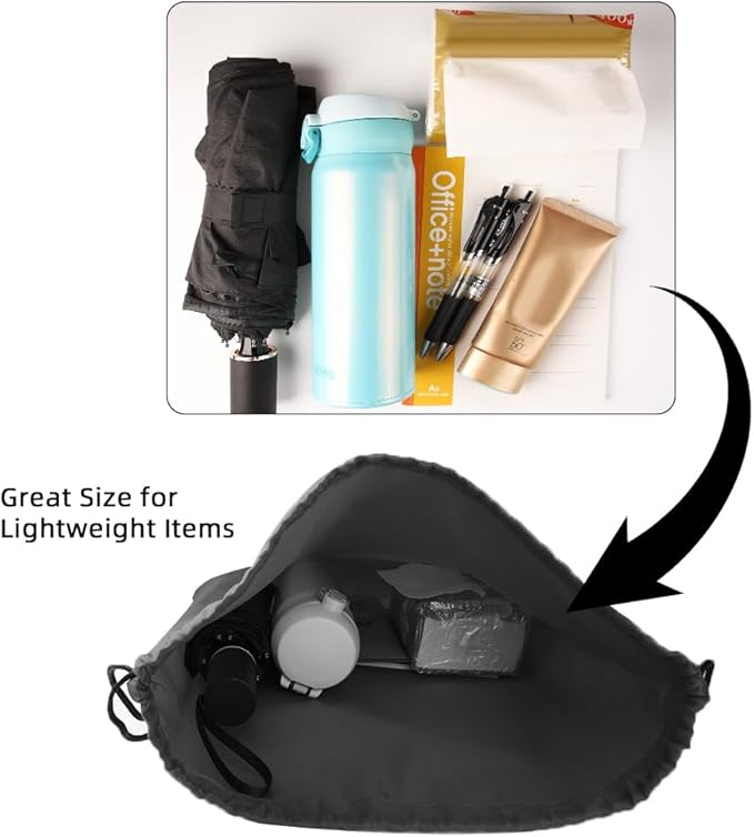 GoodtoU Drawstring Bags, Drawstring Backpacks Bulk Nylon Backpack Draw String Back Bag Cinch Sack Drawstring Gym Bag String Backpack for Sport, Traveling, Team (40Pcs, Grey)