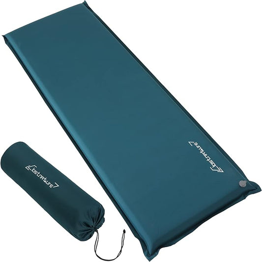 Clostnature Self-Inflating Sleeping Pad - 1.5/2/3 Inch Lightweight Mat for Camping, Backpacking - Compact Ultralight Foam Air Mattress for Tent, Hammock