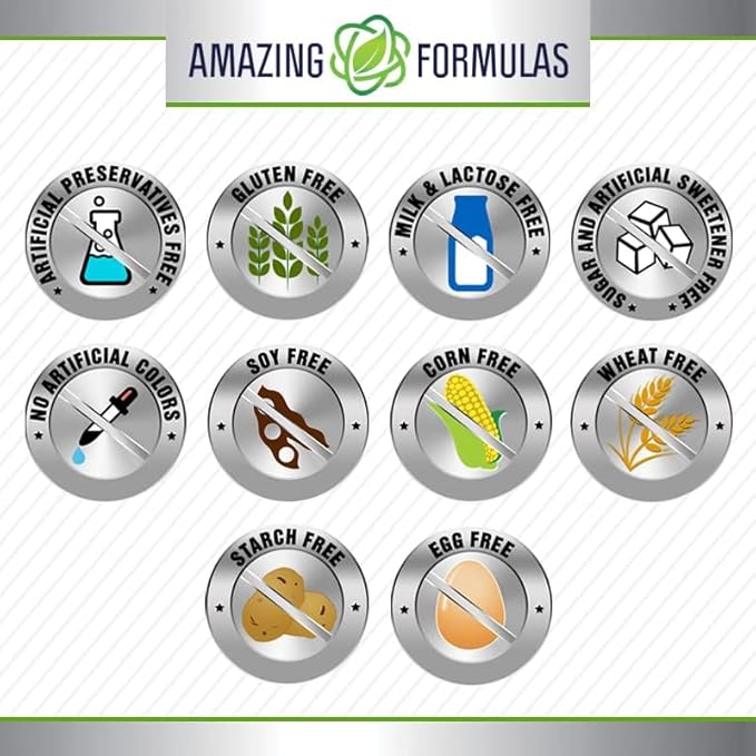 Amazing Formulas Riboflavin 400 mg Capsules | Vitamin B2 Supplement | Non-GMO | Gluten Free | Made in USA (3 Pack | 60 Count)