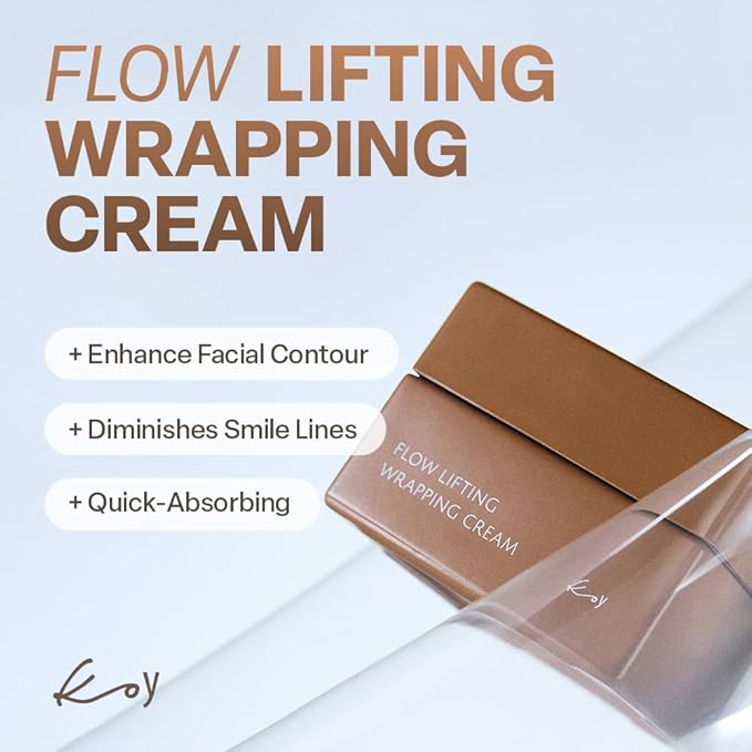 Flow Lifting Wrapping Cream 1.69 fl oz | Volumizing Cream with Volufiline & Botanical Extracts | Plump & Supple Skin Finish