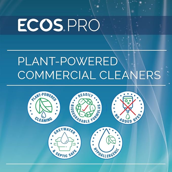 ECOS PRO Hand Soap Refill | Hypoallergenic | Readily Biodegradable Formula | With Vitamin E & Antioxidants | Made In The USA | Orange Blossom 1 GALLON/ 128 Fl Oz (Pack of 4)