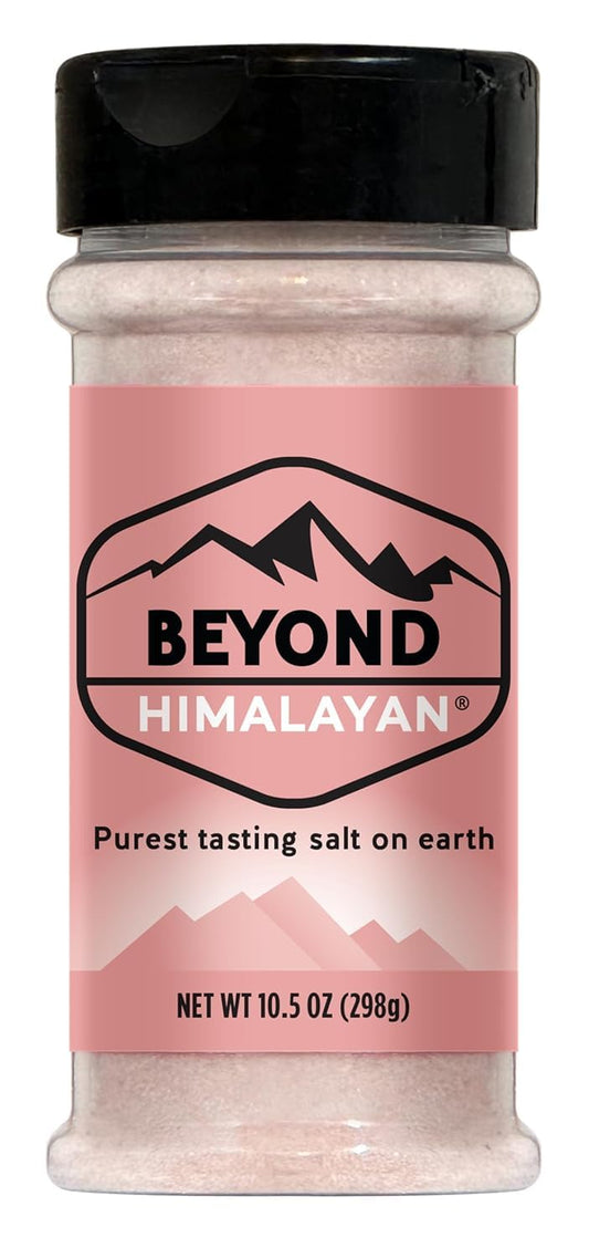 BEYOND HIMALAYAN Pink Himalayan Sea Salt Substitute - 10.5 oz. - Tasty Low Sodium Salt & Potassium Salt Substitute for High Blood Pressure - Himalayan Pink Salt Substitute With Real Salt-Taste