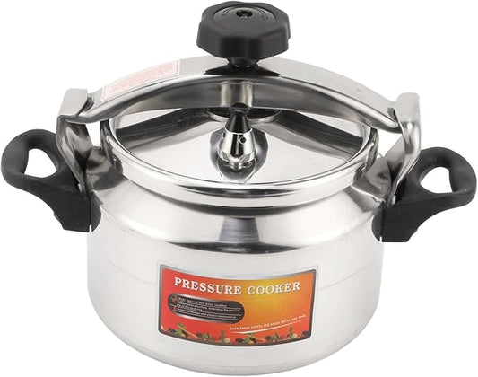 Asixxsix Asixxsix Aluminum Pressure Cooker, Explosion Proof Large Capacity Pressure Canner, Stovetop Cooker with Compound Bottom Easy Open Close for Gas Electric Flat Top Stoves (9L) (9L)