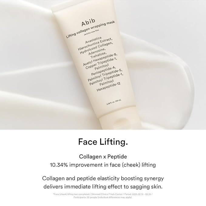 Abib Lifting Collagen Wrapping Mask Jericho Rose Film 3.38 fl oz