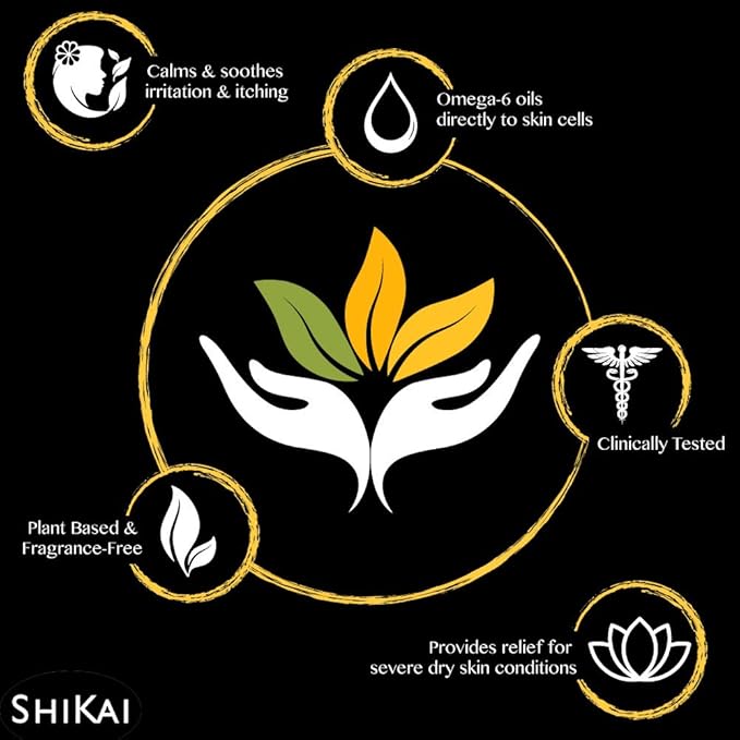 ShiKai Hand & Body Lotion (Cucumber Melon, 8oz) | Daily Moisturizing Skincare for Dry and Cracked Hands | With Aloe Vera & Vitamin E