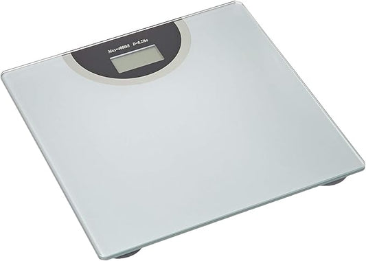BalanceFrom Digital Body Weight Bathroom Scale with Step-On Technology and Backlight Display, 400 Pounds, Silver, Regular