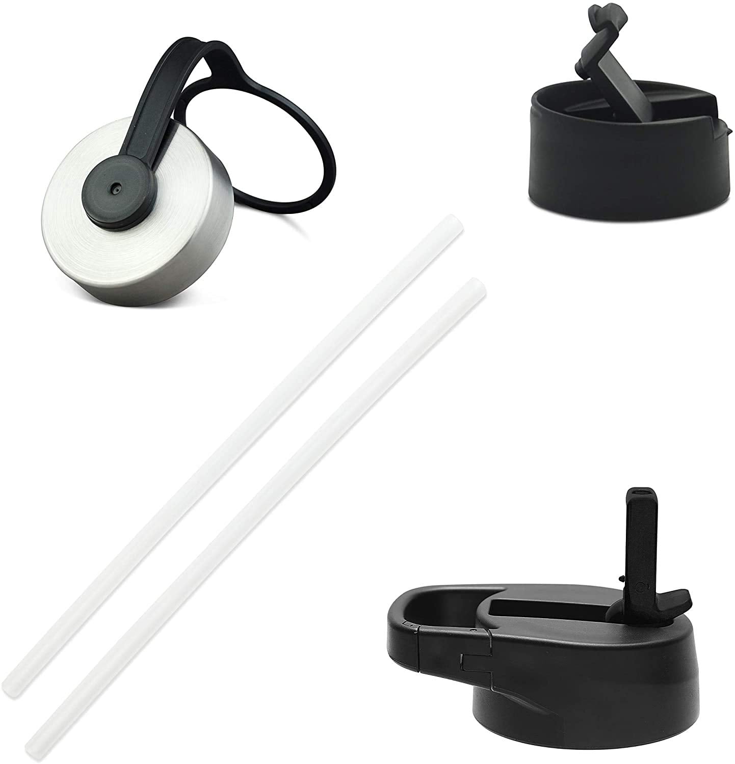 IRON °FLASK Camping & Hiking Hydration Flask, Wide Mouth, 3 Straw Lids, Stainless Steel Outdoor Water Bottle, Double Walled, Insulated Thermos, Metal Canteen - Rose Gold, 18 Oz