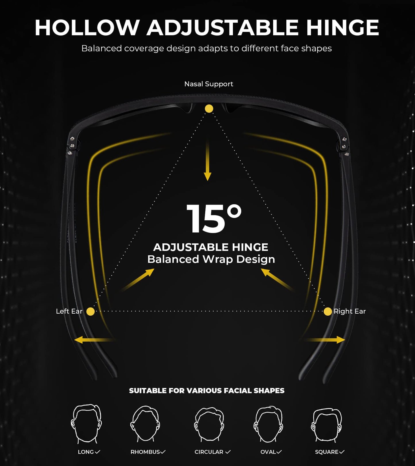 KALIYADI Polarized Sunglasses Men, Lightweight Mens Sunglasses Polarized UV Protection Driving Fishing Golf (Green/Red/Brown)