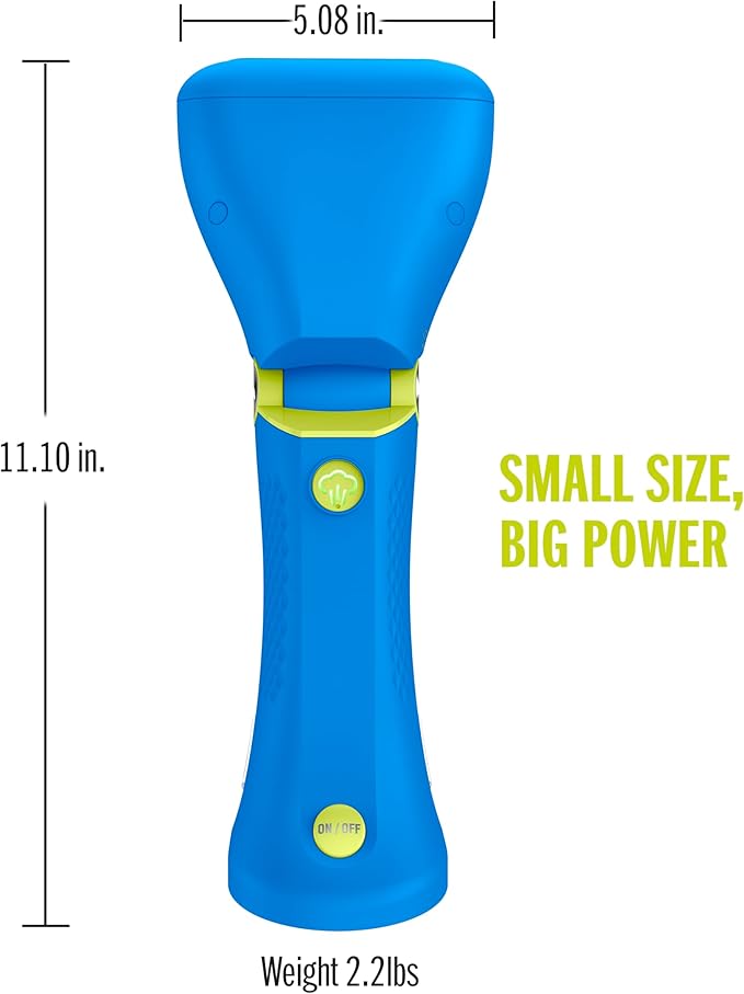 Conair Handheld Garment Steamer for Clothes - Power Steam: Small Size, Big Power - Great for Home, Office, or Travel with Dual Voltage for Worldwide Use, Blue