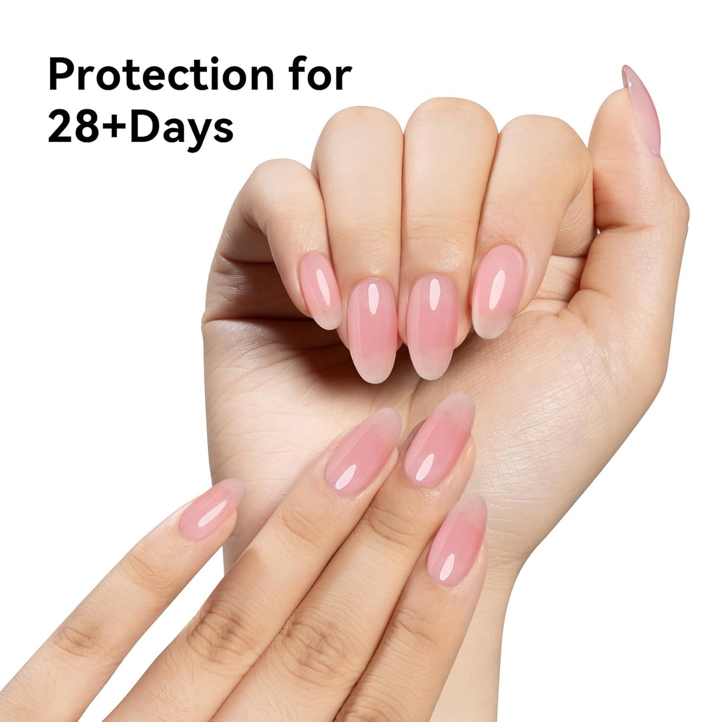 MAYCHAO Purple Pink Builder Gel for Nails, 15ml Nail Strengthener in a Bottle, Nail Extension Hard Gel, Soak Off Long Lasting UV Light Cure