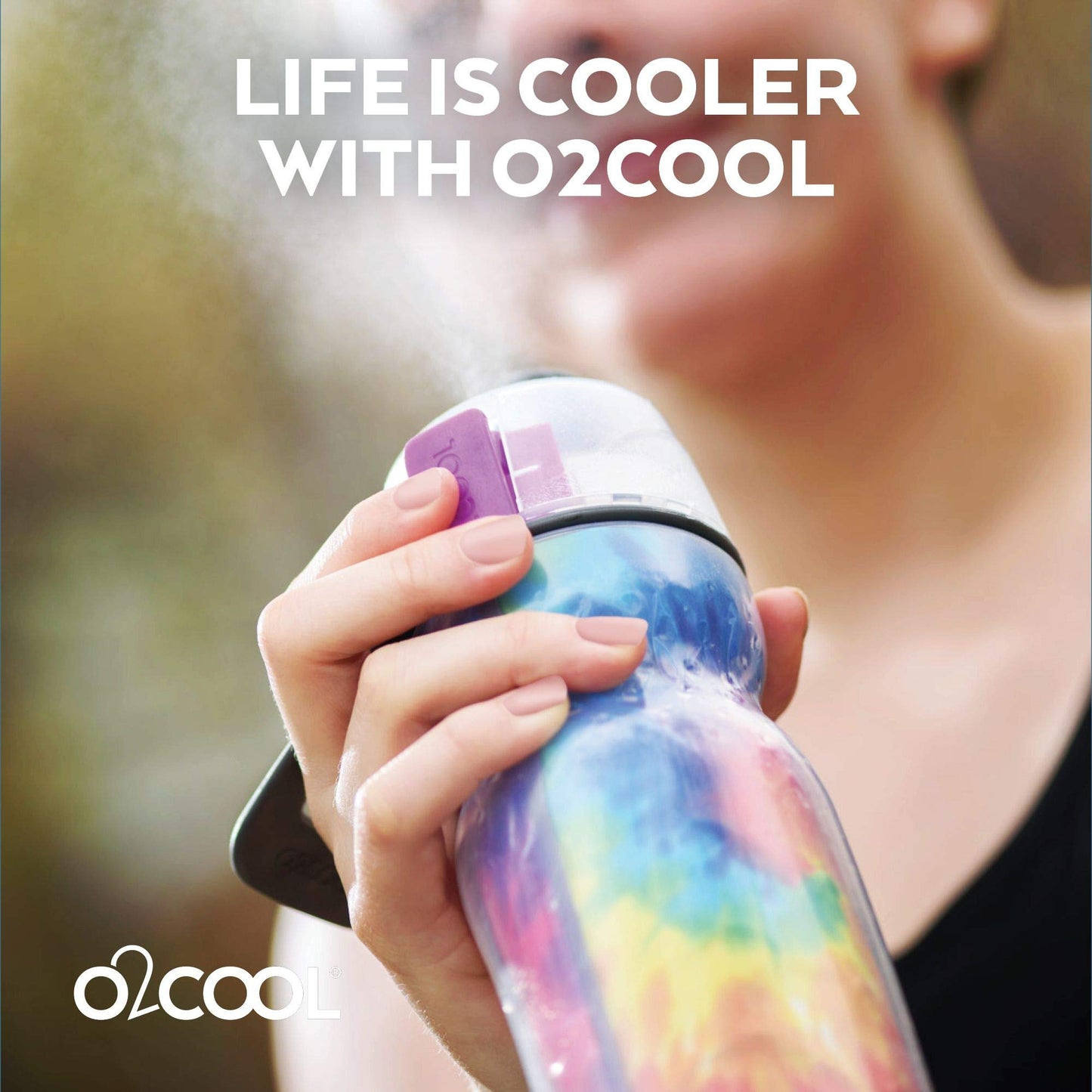 O2COOL Mist N' Sip Insulated Water Squeeze Bottle-20 oz, 20 Ounce, Basketball (HMCDP31)