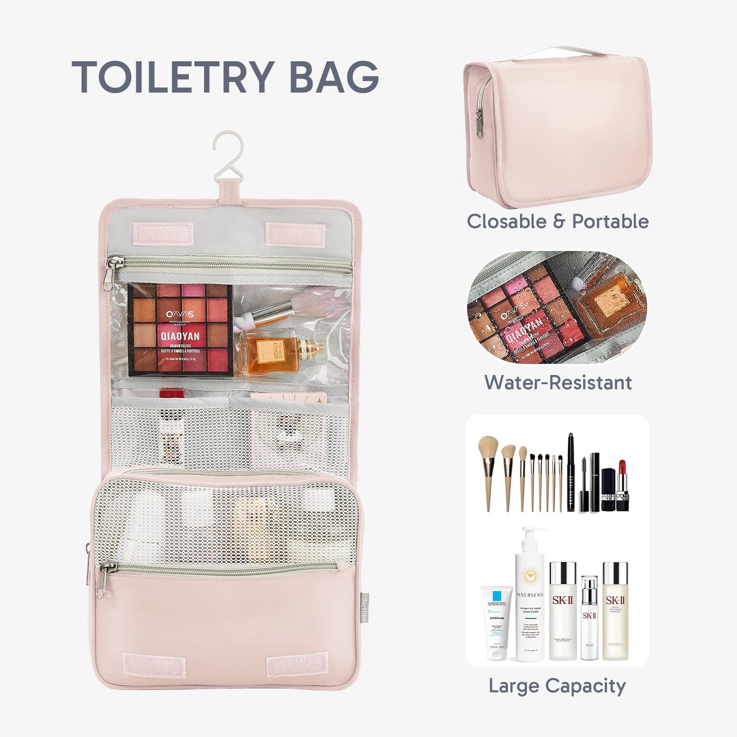 ALL INCLUDED 10 Set Durable Packing Cubes for Suitcases,Gifts for Women Mom, UPGRADED Anti-Tear Stitching, NEW Improved Luggage Packing Organizers for Travel Accessories (Beige)
