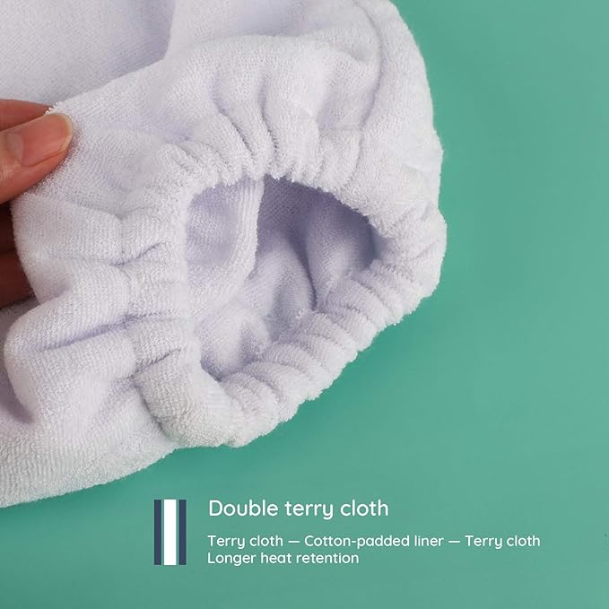 Segbeauty Paraffin Heated SPA Mittens & Foot Liners for Hand Therapy - Thicker Larger Size, Hot Wax Machine Compatible