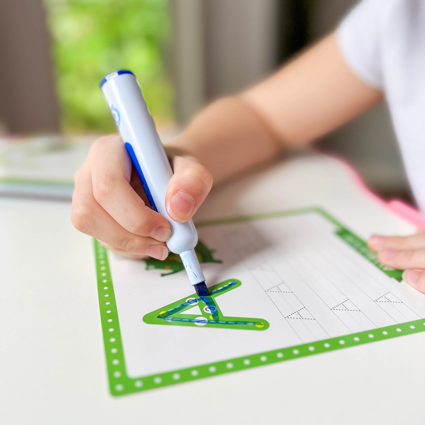 Alphabet & Number Tracing Cards, Reusable, Dry Erase, Upper & Lower Case, 31 Large Reusable Cards, Repetitive Tracing Cards, Improve Writing Skills, Flash Cards