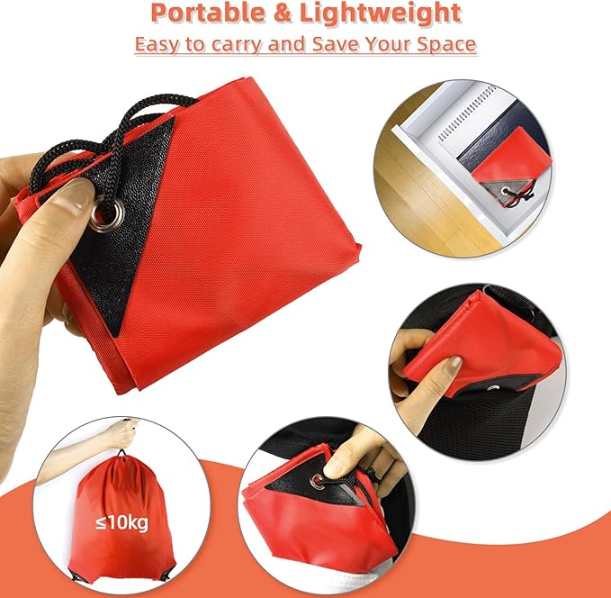 GoodtoU Drawstring Backpacks, Drawstring Bags Nylon Backpack Draw String Back Bag Bulk Cinch Sack Drawstring Gym Bag Drawstring Backpack for Sport, Traveling, Team (Red, 48Pcs)