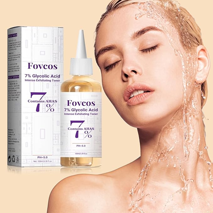 7% Glycolic Acid Toner, 7% Glycolic Acid Toner for Diminishing Acne Marks, Pore Tightening and Skin Hydration