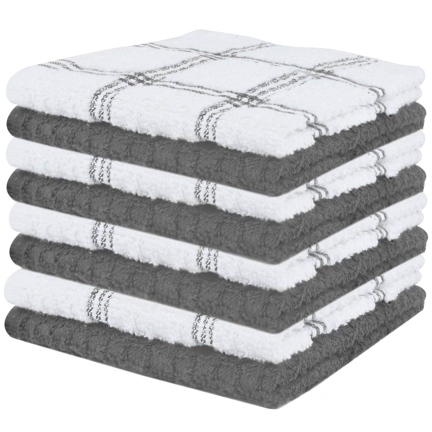 DAN RIVER Shop Towels - 50 Pack, 12x14 Inches, Green, 60% Cotton 40% Polyester, Highly Absorbent & Durable Multipurpose Rags for Auto Mechanic, Garage, Car Detailing, Cleaning, and Industrial Use