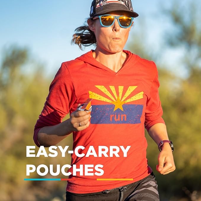 GU Energy Chews, Blueberry Pomegranate Energy Gummies with Electrolytes, Vegan, Gluten-Free, Kosher, and Dairy-Free On-The-Go Energy for Any Workout, 12 Bags (24 Servings Total)