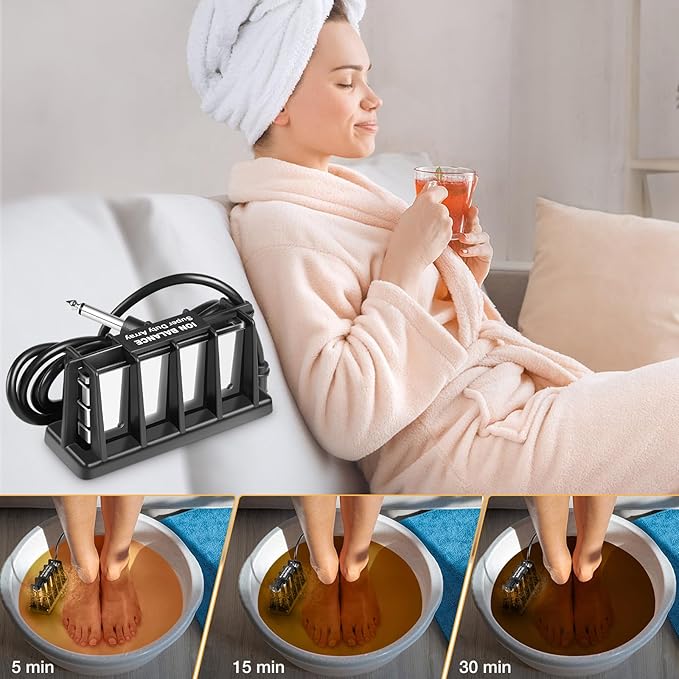 2 Pack Arrays for Ionic Detox Foot Bath Machine, Foot Detox Machine Replacement Arrays, Detox Foot Bath Array for Ionic Detox Foot Bath Spa, Easy to Clean Ion Foot Spa Aarrays (6Pack-L)