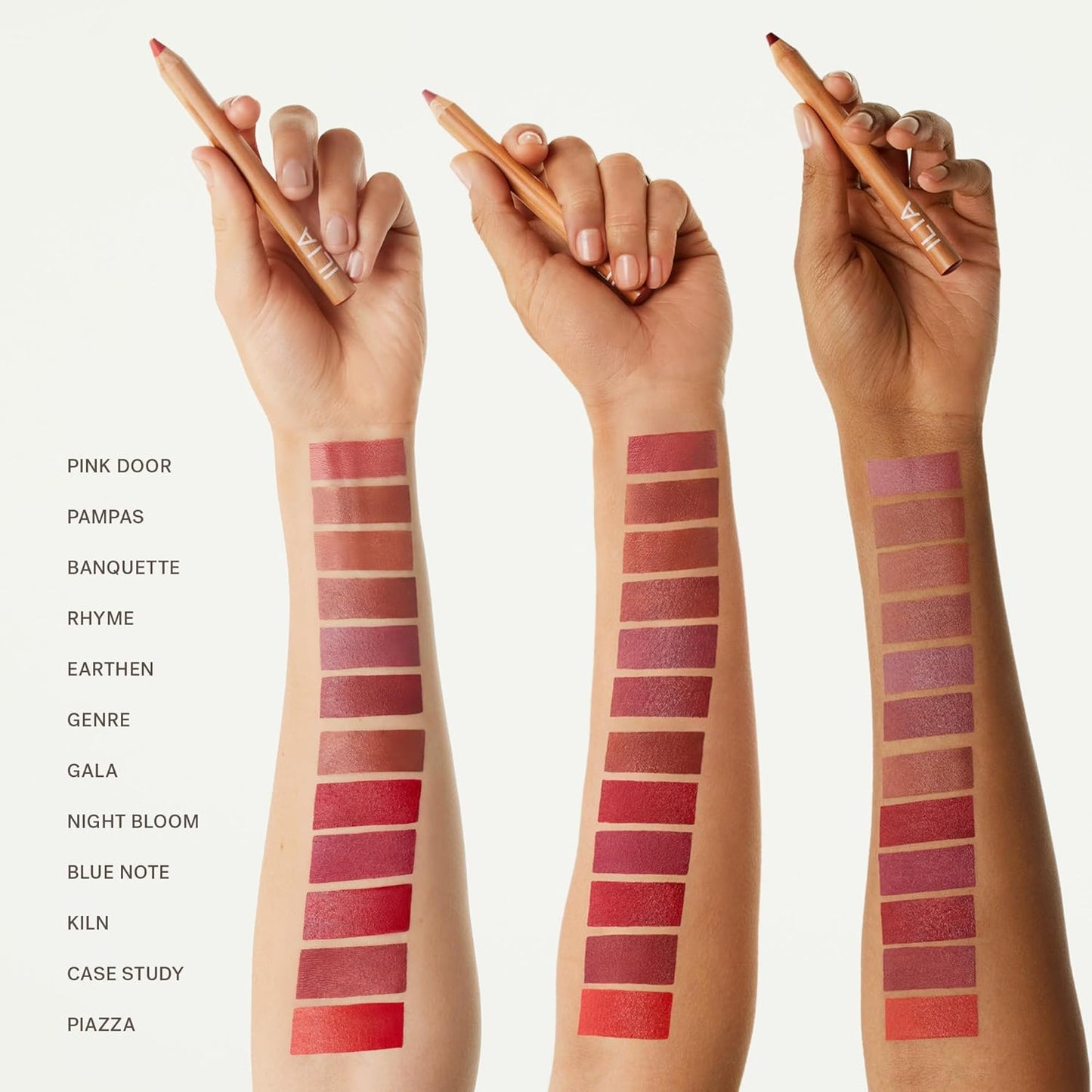 ILIA - Lip Sketch Hydrating Crayon | Hydrate, Plump, Smooth, Strengthen | Long Lasting up to 12-Hours, Bleed-Resistant, Soft-Matte | Barrier-Building, Non-Toxic, Cruelty-Free (Pink Door)