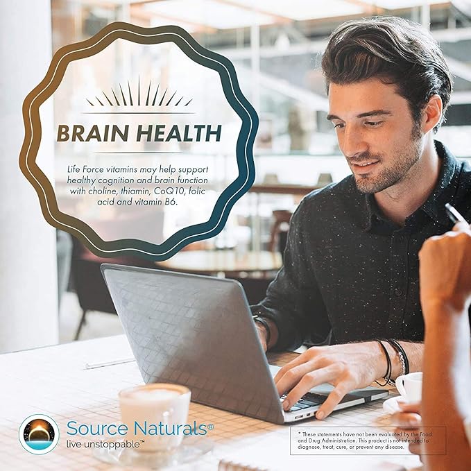 Source Naturals Life Force Vegan Multiple, Complete All-Vegan Nutrition* - 60 Tablets