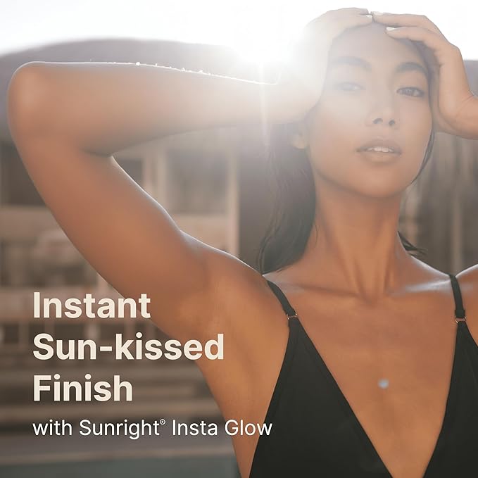 Nu Skin Sunright Insta Glow Self Tanner Gel | Natural Summer Tan for Face & Body | Beauty & Skin Care | Vitamin E & Avocado Oil | Natural Body Bronzer with DHA & Amino Acids | 4.2 oz | 2 Pack