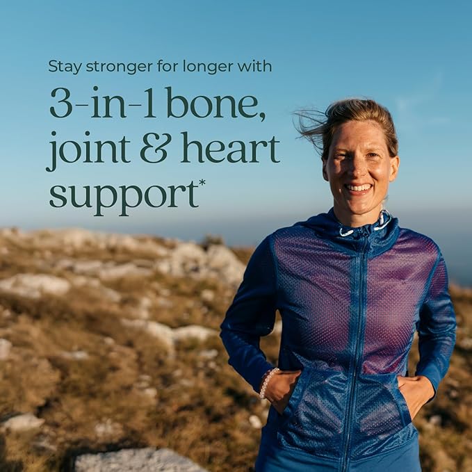 New Chapter Calcium Supplement - Bone Strength Organic Calcium with Magnesium, Vitamin D3+K2, 70+ Trace Minerals for Bone Health, Gluten Free, Easy to Swallow Slim Tablets - 60 Count