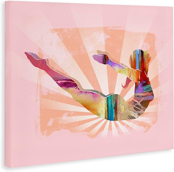 Stupell Industries Abstract Mindfulness Exercise Canvas Wall Art Design by Tim Parker, 20 x 16