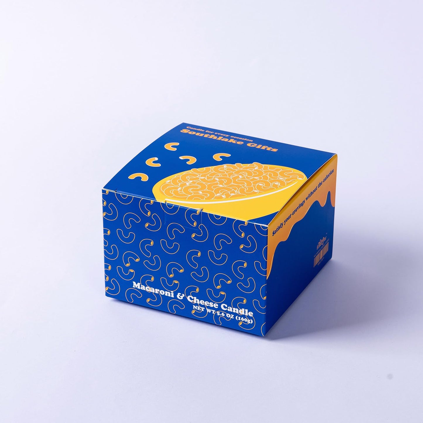 Macaroni and Cheese Pasta Bowl Scented Candle Ritual Gift for Your Lovers Friends