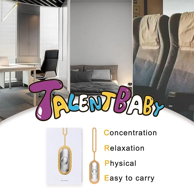 Sleep Device, Compact Sleep Device, Handheld Relaxation Device,Massage Improved Sleeping Mood and Focus Attention,Small and Easy to Carry