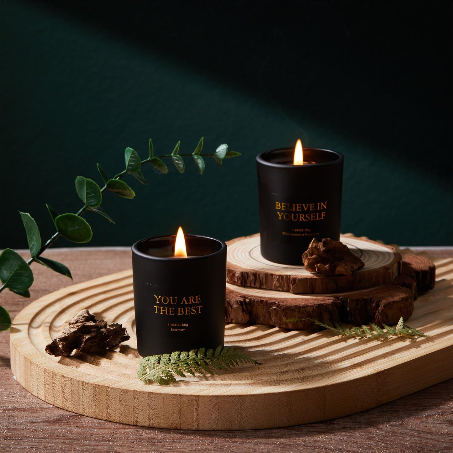 10 Pcs Motivational Aromatherapy Scented Candle Set Soy Wax Candles with Essential Oils Inspirational 4.4oz Scented Candles Gift Set for Women Mother Teacher Employee Christmas Birthday Gifts