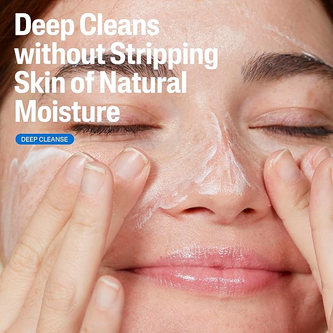 Cetaphil Daily Facial Cleanser Lotion for Combination to Oily, Sensitive Skin, 16 oz + Travel Size Moisturizing Lotion 2 oz