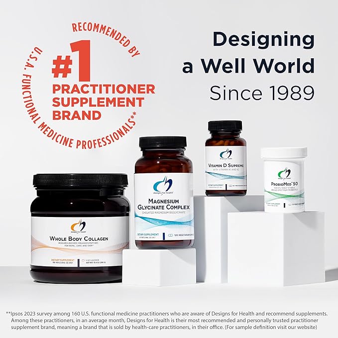 Designs for Health NeuroRenew - 5-MTHF with Vitamin B6 (p-5p), Methyl B12, Acetyl L-Carnitine, B1 (Benfotiamine) + More - Supports Healthy Nerve Function - Non-GMO Supplement (120 Capsules)