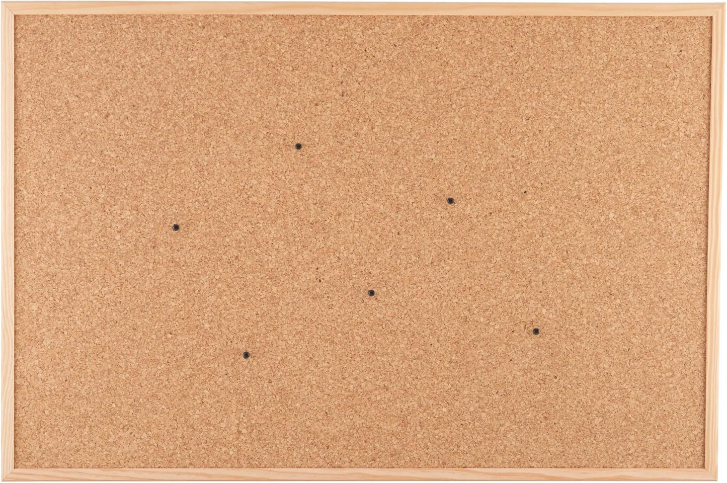 Go4Cork Framed Cork Bulletin Board - 35.4”x 23.6” | Premium Double-Sided Pine Frame Eco Cork Memoboard | Office, Home & Classroom Organization Decor | Pushpins & Set Up Accessories Included
