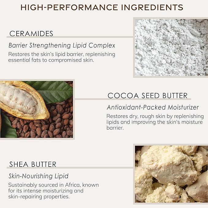 Deep Steep Body Butter with Ceramides for Intense Moisture 6oz (6 Ounces (Pack of 1), Lavender Chamomile)