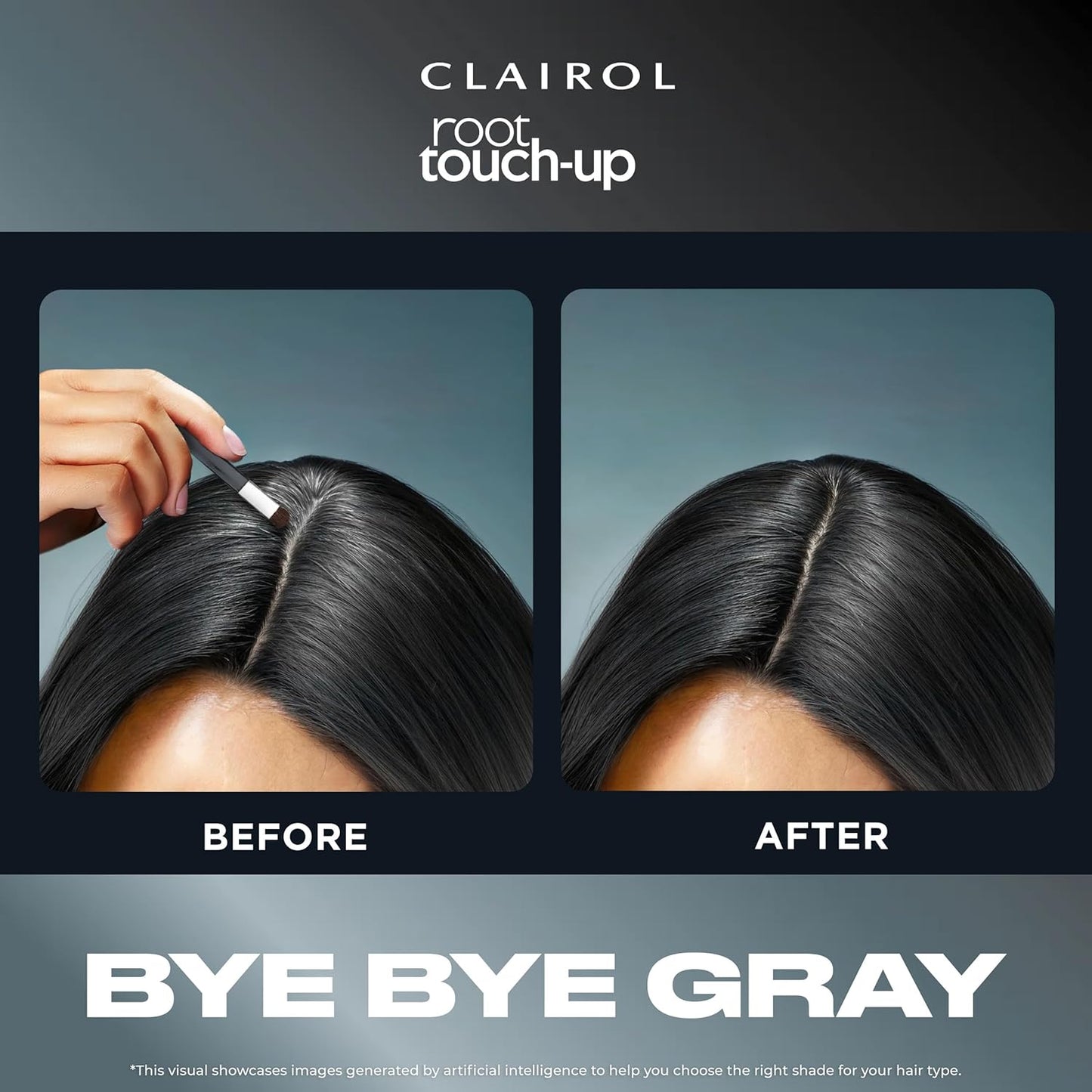 Clairol Root Touch-Up Temporary Concealing Powder, Medium Brown Hair Color, Pack of 3