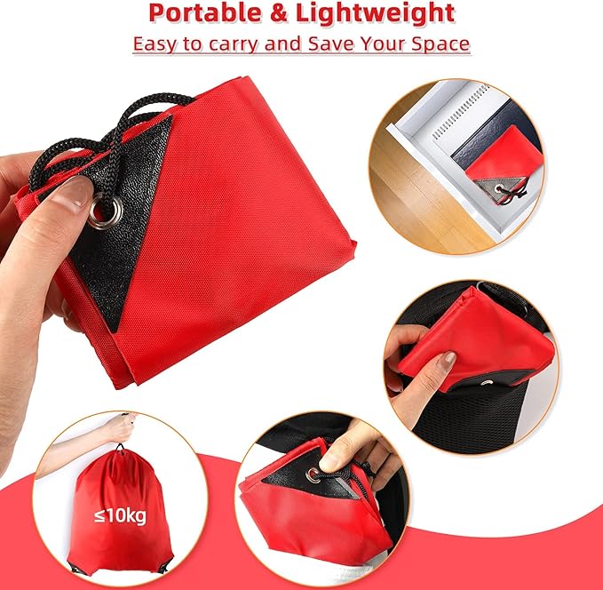 GoodtoU Drawstring Backpacks Bulk String Bags - Red Drawstring Bags Party Favors for Adults 16 Pcs