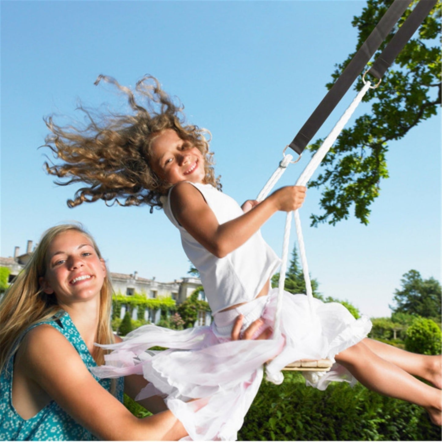 Linnome Outdoor Camping Swings Strap High Strength Polyester Swings Hammocks Strap Set