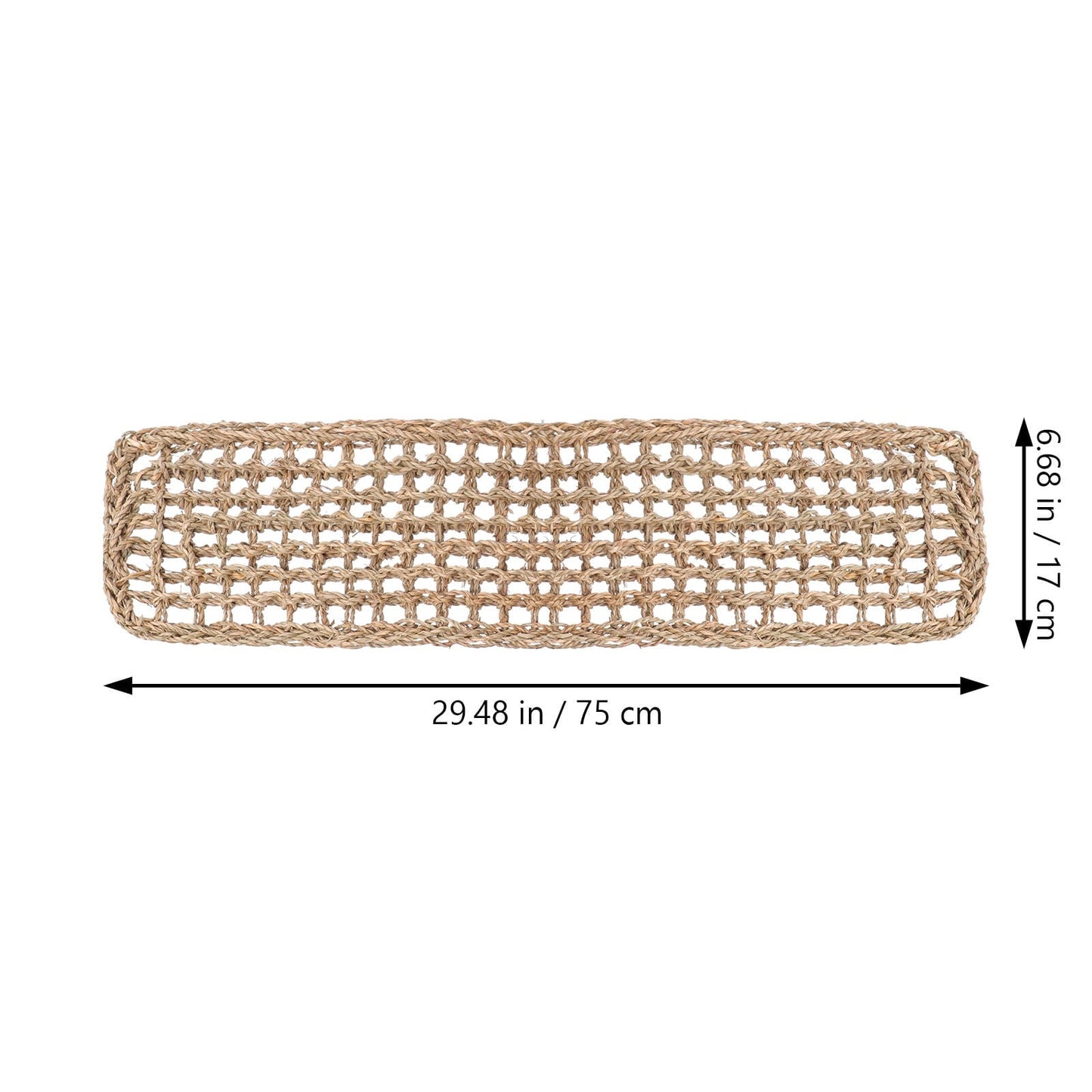 KALLORY Natural Design 1Pcs 75.00X17.00X2.00in Lizard Hammock Light Brown